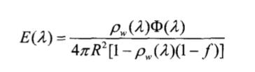 总照度E（λ）计算公式
