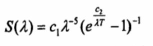 普朗克辐射定律计算式